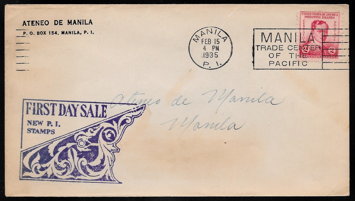 Philippines 1935 First Day Cover 